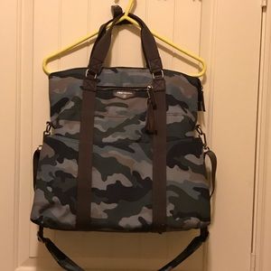 Twelvelittle unisex 3 in one foldover tote.